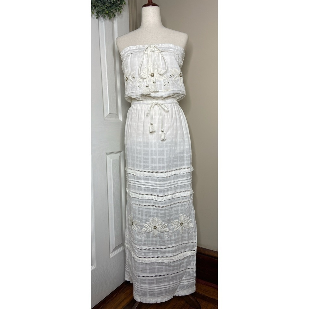 Souvenir Havelock Maxi Dress Embroidered Size Small - Picture 2 of 10